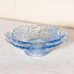 Vintage Cambridge Glass Moonlight Blue Small Dishes (Set of 2)