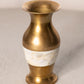 Small Brass and Mother of Pearl Vase