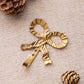 Small Brass Bow Wall Decor Hook