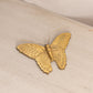 Small Brass Butterfly Wall Decor Accent (With Antenna)
