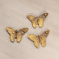Small Brass Butterfly Wall Decor Accent (With Antenna)