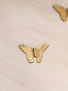 Small Brass Butterfly Wall Decor Accent (without Antenna)