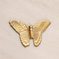 Small Brass Butterfly Wall Decor Accent (without Antenna)