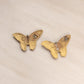 Small Brass Butterfly Wall Decor Accent (without Antenna)