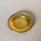 Small Brass Circular Dish with Bamboo Detail Edge