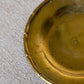 Small Brass Circular Dish with Bamboo Detail Edge
