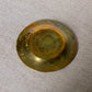 Small Brass Circular Dish with Bamboo Detail Edge