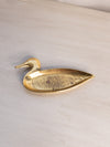 Small Brass Duck Trinket Dish