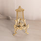 Small Brass Easel with Ornate Designs