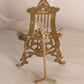 Small Brass Easel with Ornate Designs