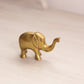 Small Brass Elephant Figurine