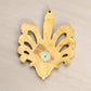 Small Brass Fancy Wall Decor or Paperweight