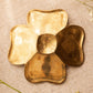 Small Brass Flower Shallow Dish or Figurine