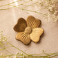 Small Brass Flower Shallow Dish or Figurine