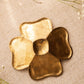 Small Brass Flower Shallow Dish or Figurine