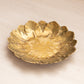 Small Brass Flower Shaped Dish