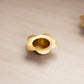 Small Brass Flower Votive or Tea Light Candleholder