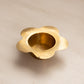 Small Brass Flower Votive or Tea Light Candleholder