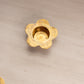 Small Brass Flower Votive or Tea Light Candleholder