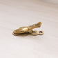 Small Brass Hand Desk Clip