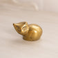 Small Brass Kitty Cat Figurine