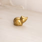 Small Brass Kitty Cat Figurine