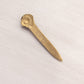 Small Brass Lion Head Letter Opener