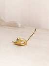Small Brass Mouse Figurine