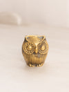 Small Brass Owl Figurine