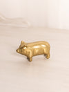 Small Brass Pig Figurine