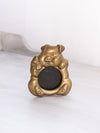 Small Brass Pig Standing Picture Frame
