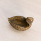Small Brass Swan Dish with Neck Bent Down and Detailed Wings