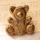 Small Brass Teddy Bear Clip Desk Accessory