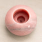 Small Circular Pink Stone Candleholder
