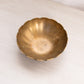 Small Scalloped Brass Bowl