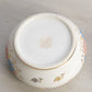 Small Circular White Texture Floral Ceramic Lidded Jar