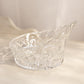 Small Clear Crystal Glass Elegant Tiara Crown Bowl