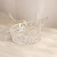 Small Clear Crystal Glass Elegant Tiara Crown Bowl