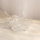 Small Clear Crystal Glass Elegant Tiara Crown Bowl