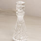 Small Clear Crystal Glass Perfume Bottle with Diamond Designs