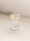 Small Clear Crystal Glass Toothpick Holder Made in West Germany