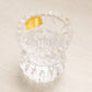 Small Clear Crystal Glass Toothpick Holder Made in West Germany