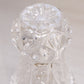 Small Clear Crystal Glass Vase with Sawtooth Edge Made in Yugoslavia