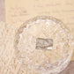 Small Clear & Frosted Mikasa Crystal Hummingbird Lidded Box