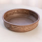 Small Dark Brown Floral & Branch Ceramic Shallow Bowl
