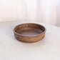 Small Dark Brown Floral & Branch Ceramic Shallow Bowl