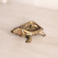Small Gold Tone Metal Turtle Dish