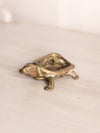 Small Gold Tone Metal Turtle Dish