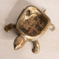 Small Gold Tone Metal Turtle Dish