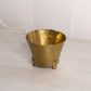 Small Lightweight Brass Dish with 3 Fancy Toes